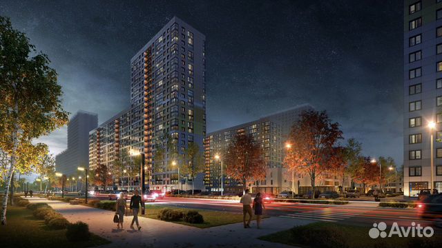 1-к квартира, 33.8 м², 2/25 эт.