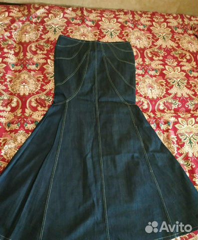 Юбка джинсовая