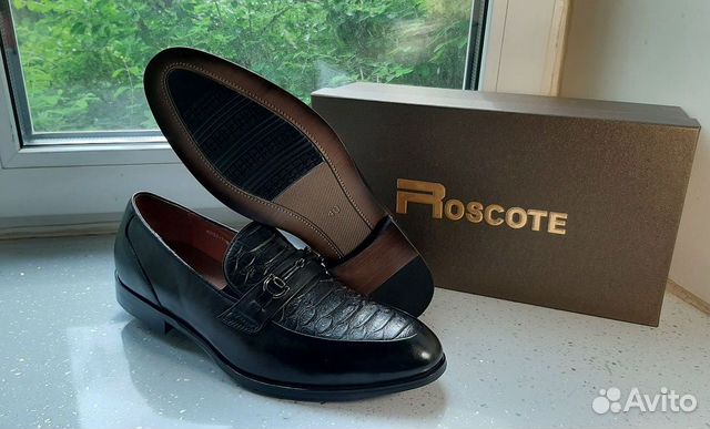 Туфли мужские новые кожаные лоферы Италия Roscote Туфли мужские новые кожаные лоферы Италия Roscote