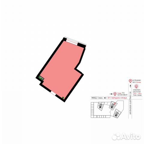 Сдам помещение свободного назначения, 46 м²