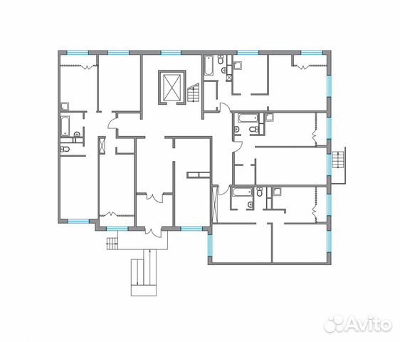 1-к квартира, 37.7 м², 1/9 эт.