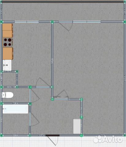 1-к квартира, 38.3 м², 4/14 эт. 1-к квартира, 38.3 м², 4/14 эт.