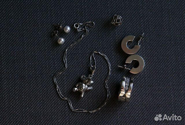 Серебряное кольцо, серьги, подвеска Серебряное кольцо, серьги, подвеска