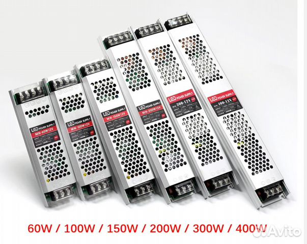 Питание для светодидных лент 12V