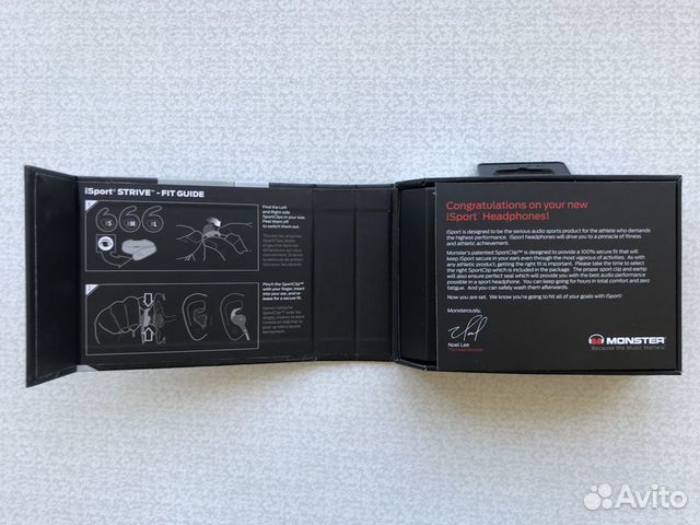 Новые фирменные наушники Monster iSport Strive Новые фирменные наушники Monster iSport Strive