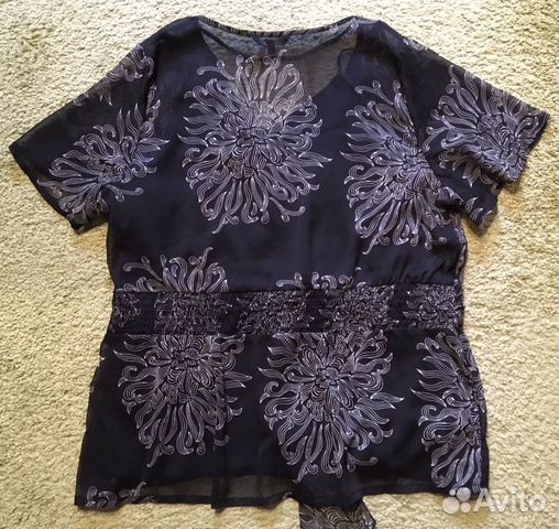 Блузка женская двойка Global размер 50-52 Блузка женская двойка Global размер 50-52