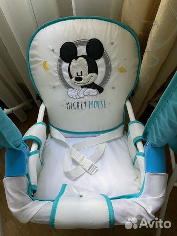 Детские качели Disney baby Микки Маус с вышивкой