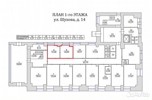 Офисное помещение, 31.48 м²