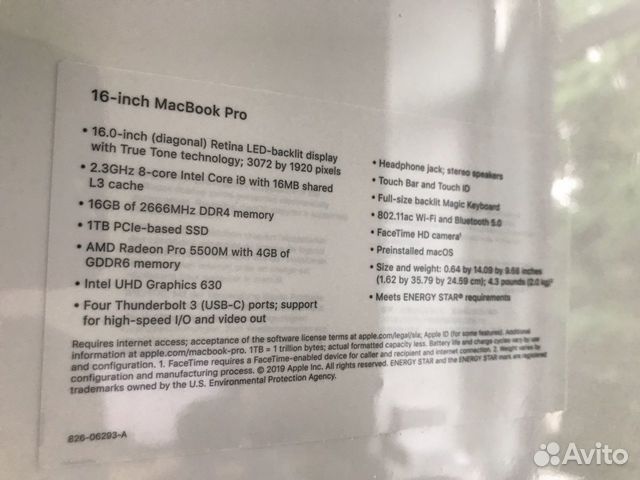 MacbookPro 16” Грей и Сильвер 16Gb/1Tb MacbookPro 16” Грей и Сильвер 16Gb/1Tb