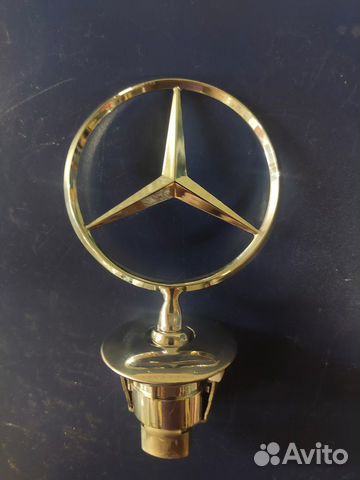 Эмблема на капот Mercedes-Benz значок 