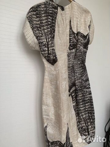 Платье Acne летнее вискоза/лён