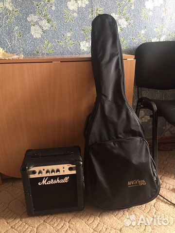 Электрогитара Yamaha eg 112 + комбоусилитель Marsh