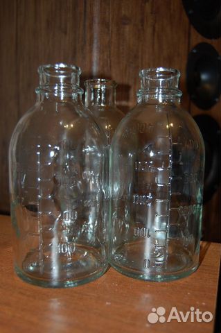 Флаконы бутылки 400мл для стерилизации