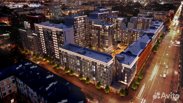 1-к квартира, 45.5 м², 8/14 эт.