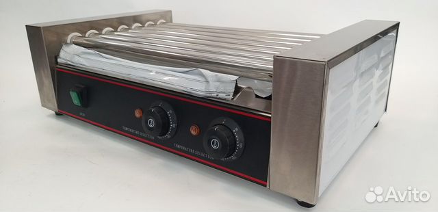 Гриль роликовый airhot аппарат для хот-догов Новый