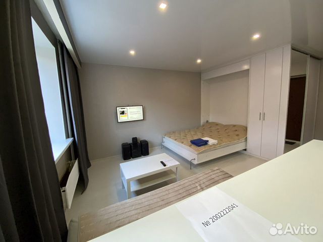 

Квартира-студия, 34 м², 2 кровати