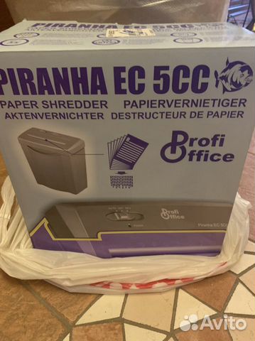 Уничтожитель документов ProfiOffice Piranha EC 5 C