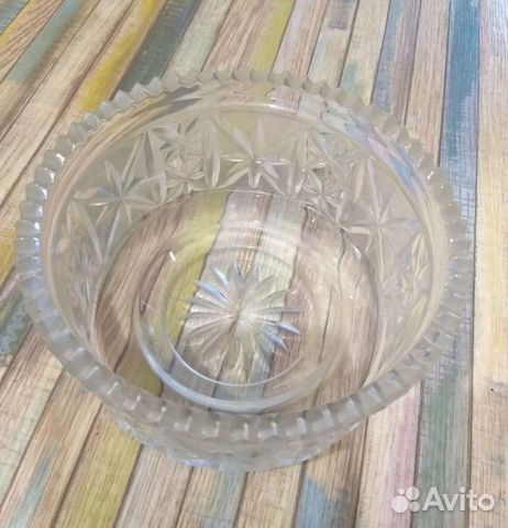 Салатник хрустальный