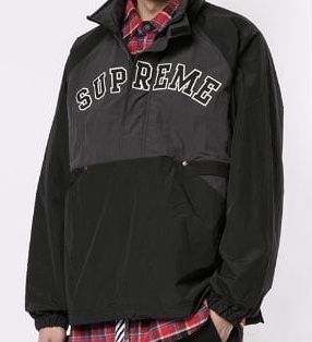Supreme court half zip pullover
