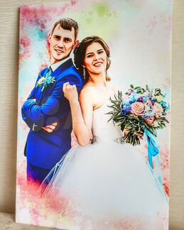 Картины на холсте с вашим фото портрет в Хабаровск