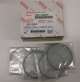 Кольца поршневые STD Тойота 3MZ-FE 130110A030testd