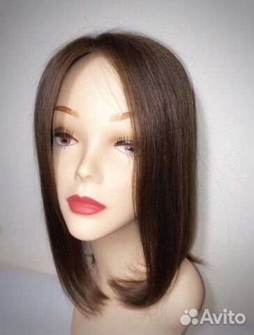 Накладка из натуральных волос на шелке