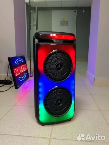 Мощная блютуз колонка 2000W пол метра высотой