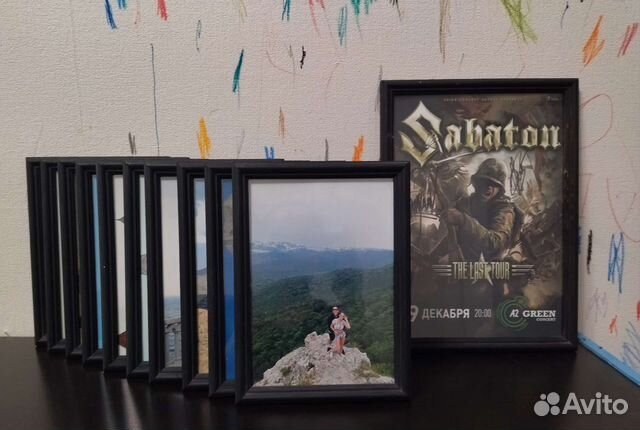 Фоторамки и картина