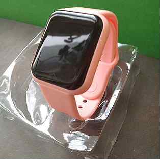 Смарт часы Smart watch розовые умные часы новые