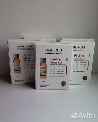 Пилинг в мини наборе Simildiet, 3 мл