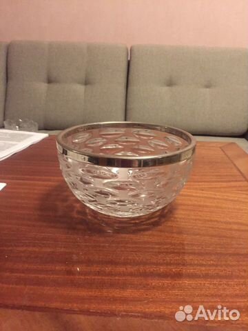 Салатница хрустальная