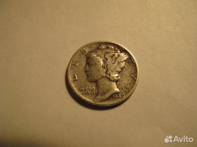 США 1 дайм, серебро, 1940