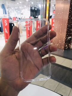 Чехол для iPhone SE/8/7 силиконовый прозрачный