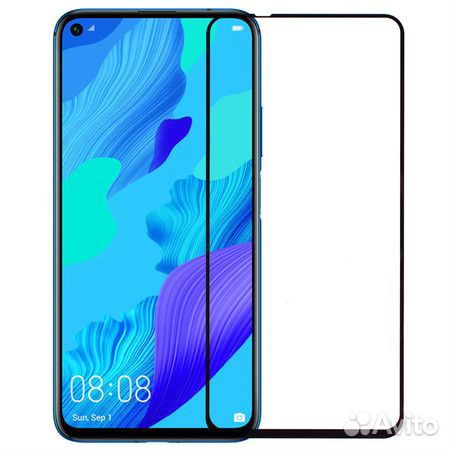 Защитное стекло для Honor 20 (YAL-L21) П/П черное