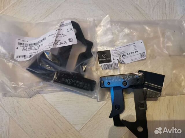 Mercedes W222 крючок капота блок кнопок двери