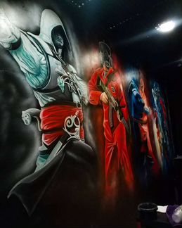 Роспись стен, граффити