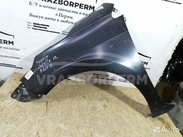 Крыло пер.лев. Toyota Corolla
