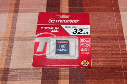 Transcend sdhc UHS-1 Premium 32Гб Made in Taiwan