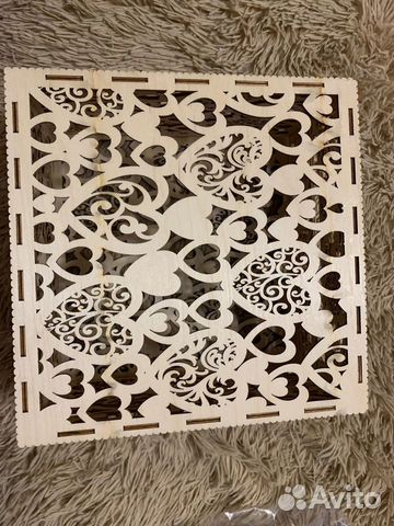 Шкатулка для денег из дерева