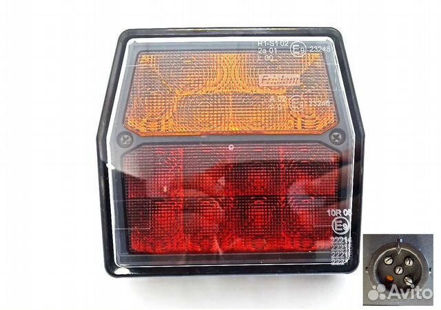 Фонарь задний на прицеп FT-222 LED мзса 12V Байоне