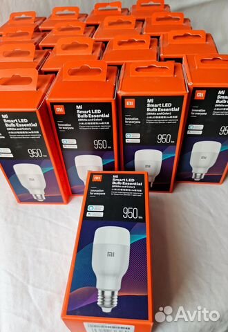 Умная лампочка Xiaomi (белый и цветной режимы)