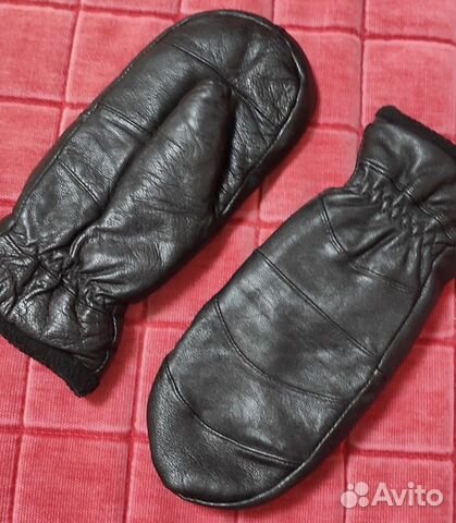 Новые детские кожаные варежки Bogi