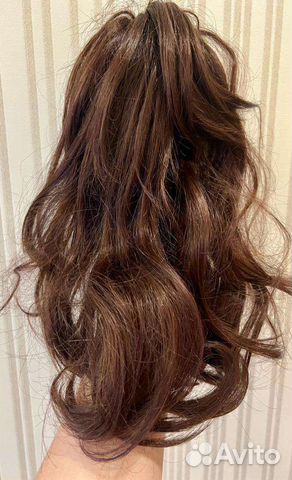 Хвост шиньон на крабе новый