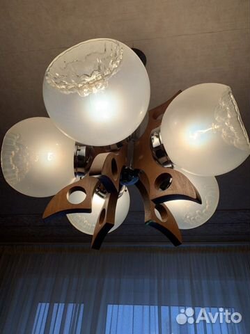 Люстра потолочная и бра Югославия