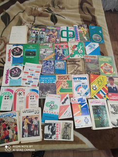 Футбольные и хоккейные программки СССР