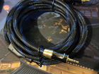 Аудиофильский кабель 3.5jack-2rca D8mm 3м