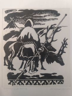 Картина Эстамп Гравюра Офорт