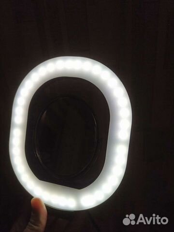 Селфи кольцо с зеркалом на штативе