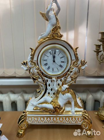 Часы каминные Италия 70*40*20 см