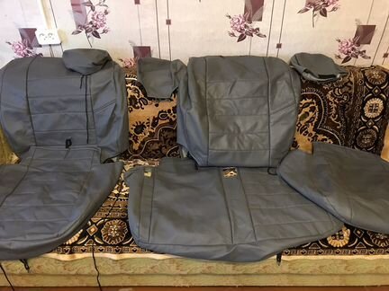 Авточехлы из экокожи на Ларгус